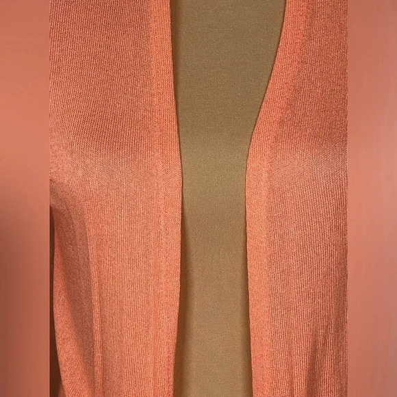 Francesca’s Coral Cardigan sz Medium NWT - Picture 3 of 5